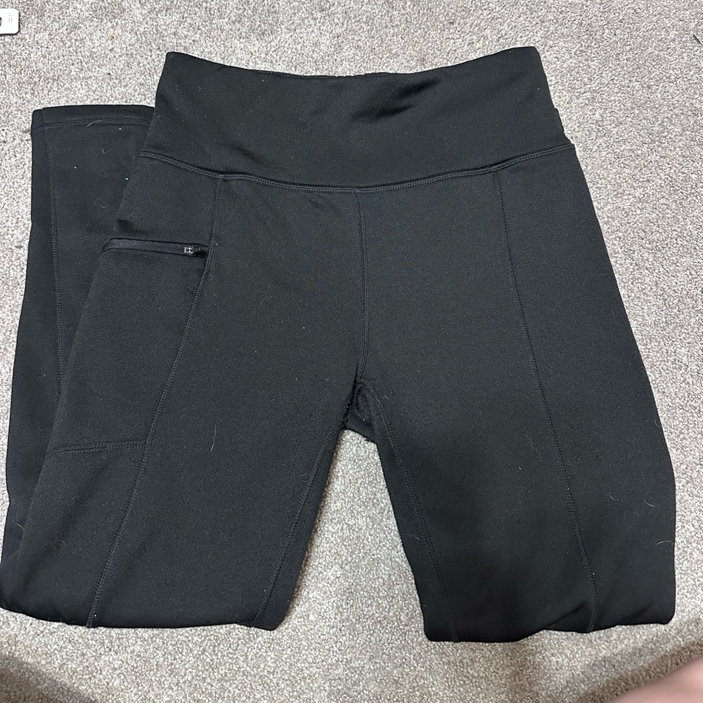 Avalanche Black Leggings with Pocket